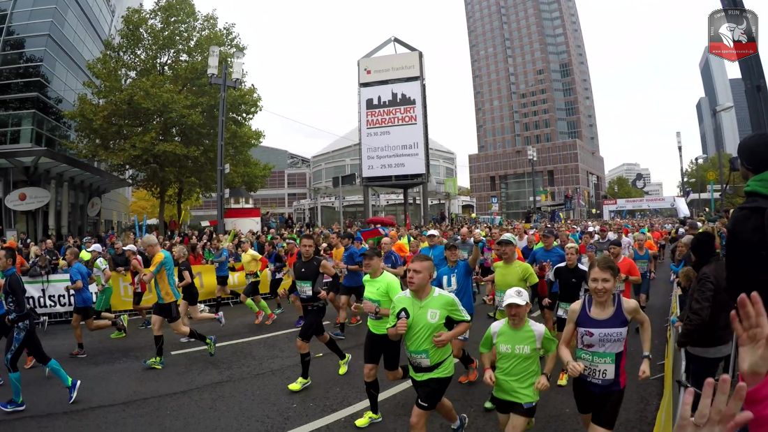 Frankfurt Marathon 2015: 1-15 km