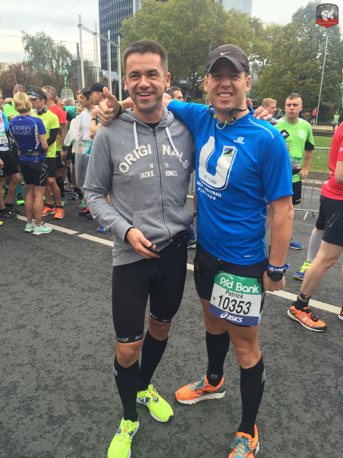 Frankfurt Marathon 2015: Startblock